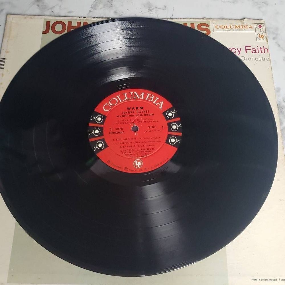 Johnny Mathis Warm Vinyl Record - Picture 2 of 15